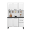 Armário Itatiaia Pratika 120cm 6portas - Branco (3500001908)