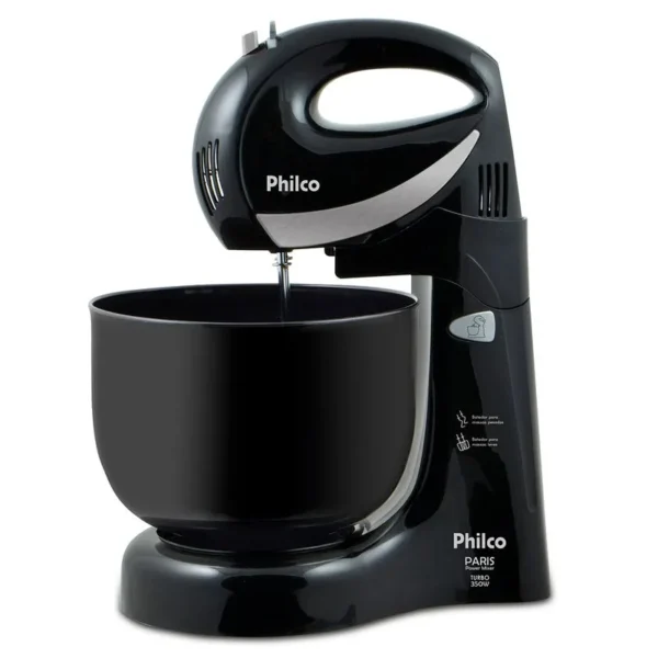Batedeira Philco Paris power mixer turbo - Preta