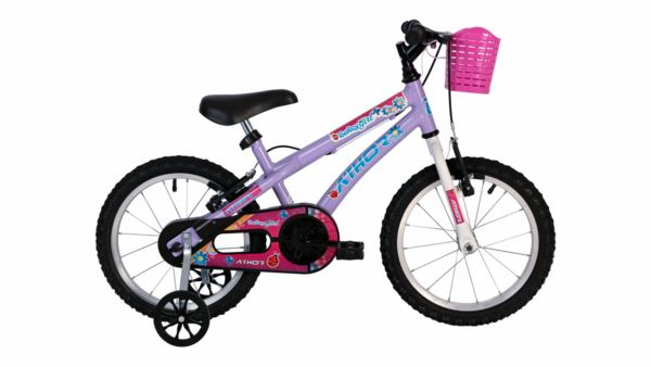 Bicicleta Athor Baby Girl infantil aro 16 - Lilás