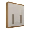 Guarda roupa Ddoro DaVinci Plus 4portas - Cinamomo / Off White