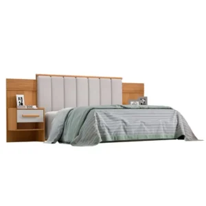 Cabeceira Ddoro Iris casal 1,38 - Cinamomo / Off White