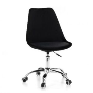Cadeira Best Eames C50 giratória - Preta