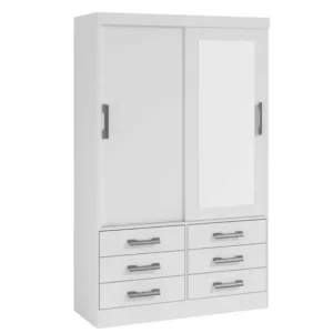 Guarda roupa Ddoro Meridian Plus 2portas - Branco