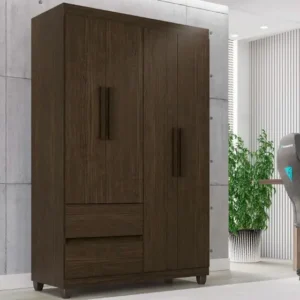 Guarda roupa Imop Dubai 4portas - Cacau