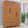 Guarda roupa Imop Dubai 4portas - Cinamomo