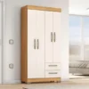 Guarda roupa Notavel NT6010 - Freijó Trend / Off White