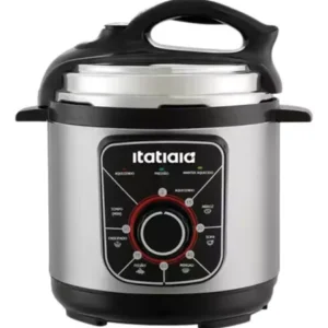 Panela de pressão elétrica Itatiaia Essencial 3L 127v - Preta / Inox