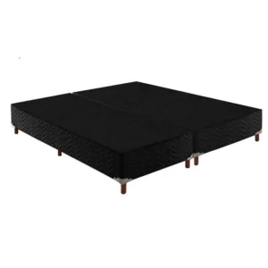 Box Paropas Sommier Queen 198x158x30 - Preto Elegancy
