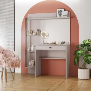 Penteadeira Camarim JCM Encanto Candian - Off White fosco