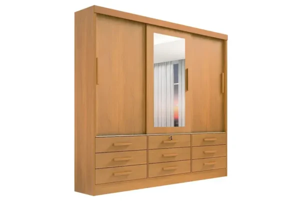 Guarda roupa Ddoro Meridian Plus 3portas - Cinamomo