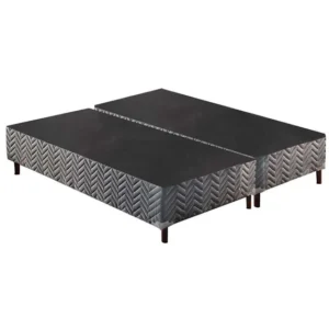 Box Paropas Sommier King 203x192x30 - Cinza Platinum