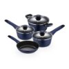 Conjunto de Panelas Oxford Everyday Aluminio Forjado 4pçs - Azul