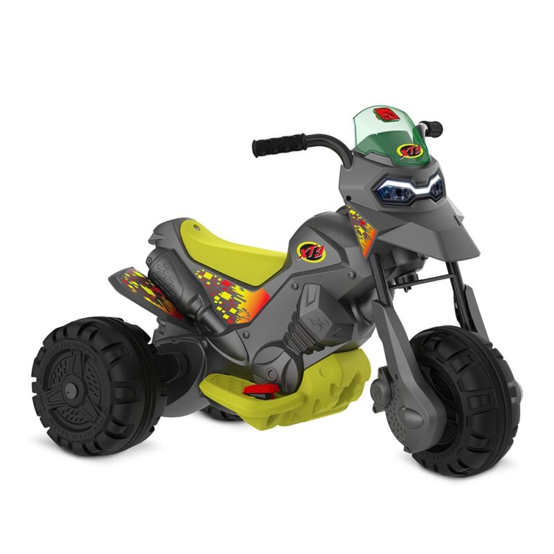 TRICICLO BANDEIRANTE MOTO XT3 ELETRICA 6V - TITANIUM - TITANIUM